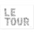 LE TOUR blanc - a Tour de France bicycle poster
