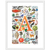 A is for Adventure - a poster with English A words