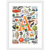 A is for Adventure - a poster with English A words