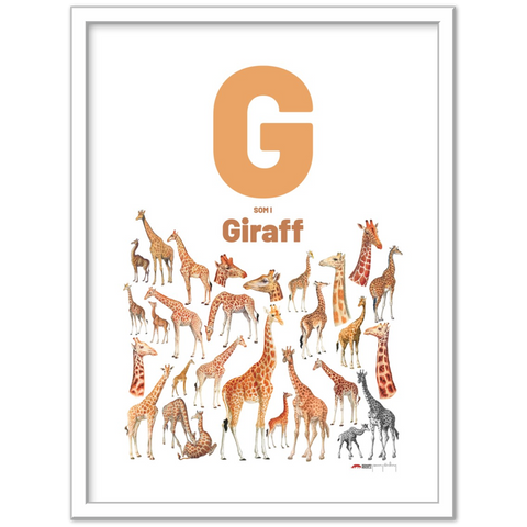 G som i Giraff - a Norwegian letter poste