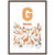 G comme Girafe - a French letter poster